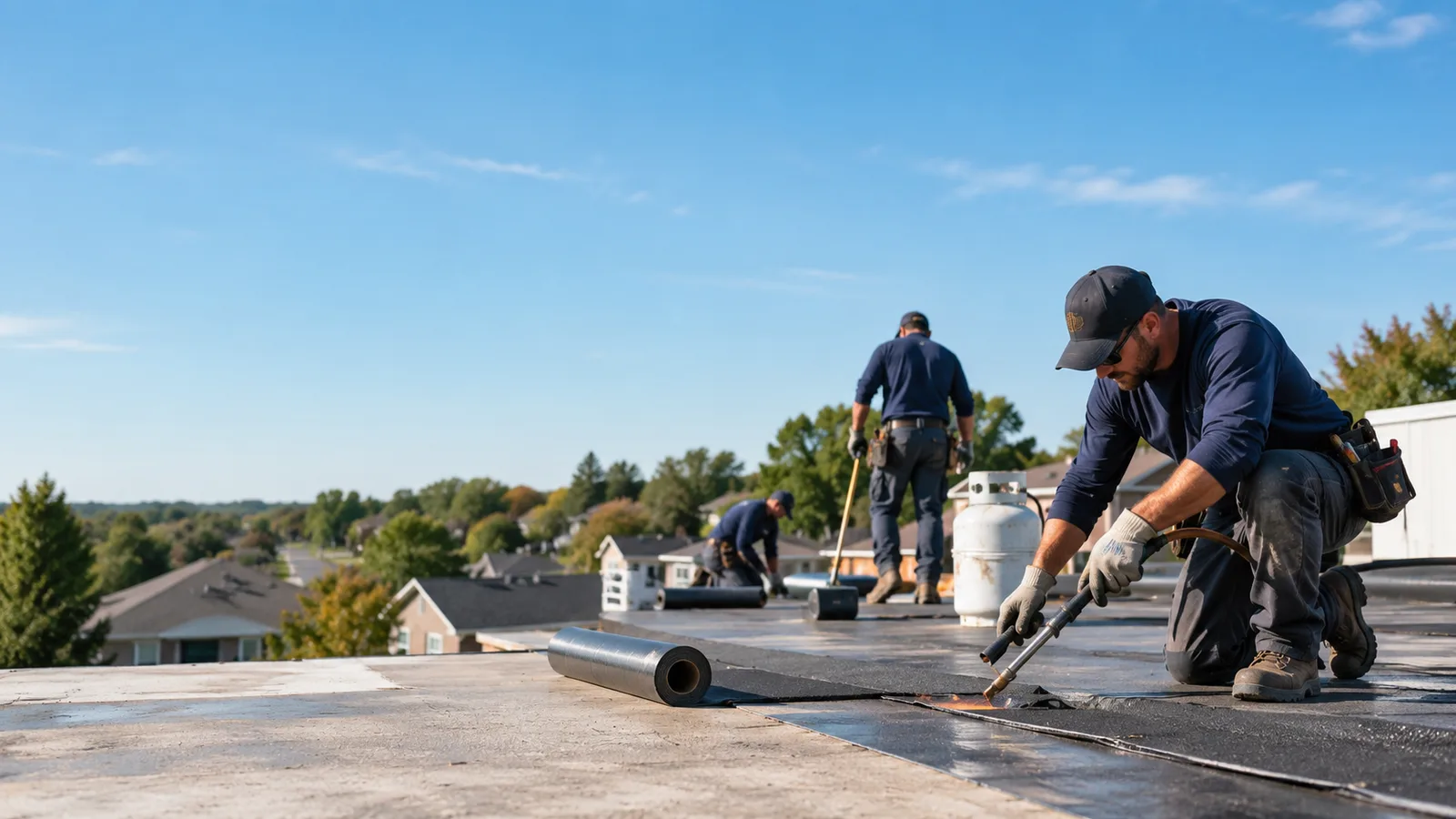 Flat Roof Leak Repair providers in Headrick, OK